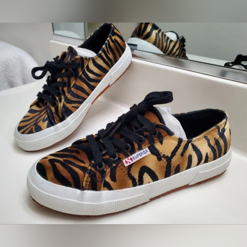 SUPERGA 2750 Cognac Zebra - Picture 2 of 7